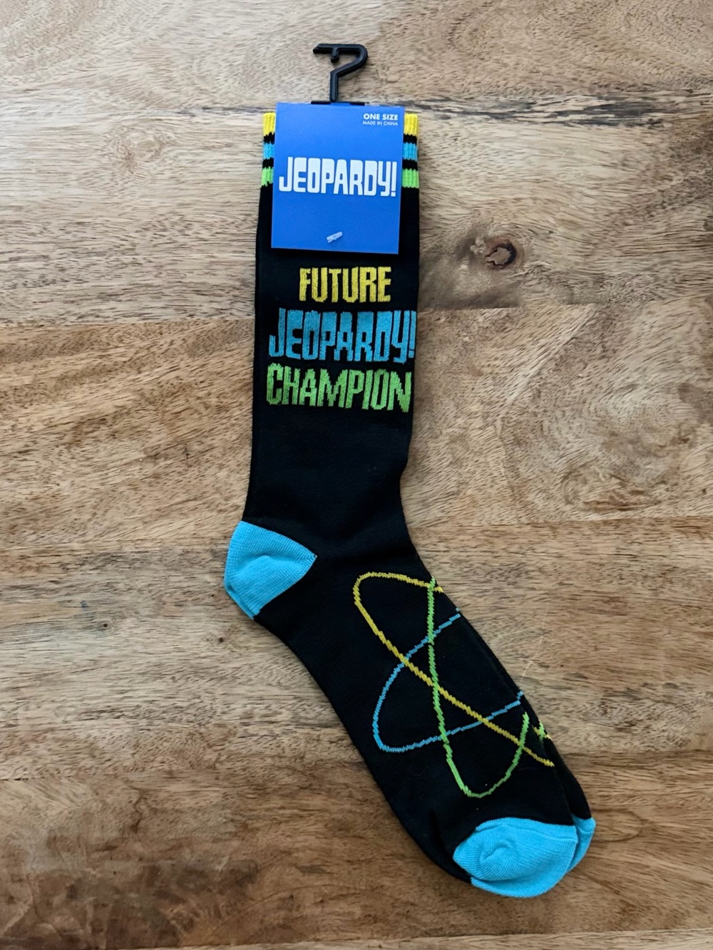5/$20 NEW Adult Future Jeopardy Champion Jeopardy Socks